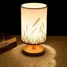 Load image into Gallery viewer, Wood Fabric Lamp Allumery