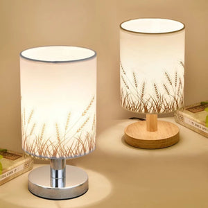 Wood Fabric Lamp