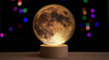 Load image into Gallery viewer, Acrylic Moon Lamp