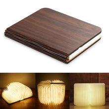 Load image into Gallery viewer, Wooden Book Lamp