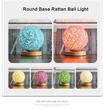 Load image into Gallery viewer, Twine Rattan Lamp