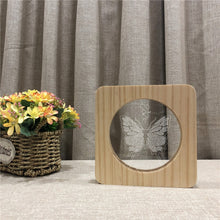 Load image into Gallery viewer, Butterfly Wooden Lamp