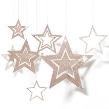 Load image into Gallery viewer, Christmas Star Hanging Decoration