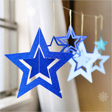 Load image into Gallery viewer, Christmas Star Hanging Decoration