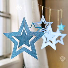 Load image into Gallery viewer, Christmas Star Hanging Decoration