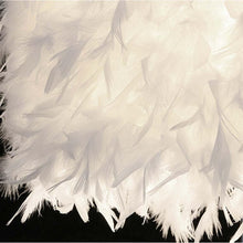 Load image into Gallery viewer, Feather and Crystal Table Lamp