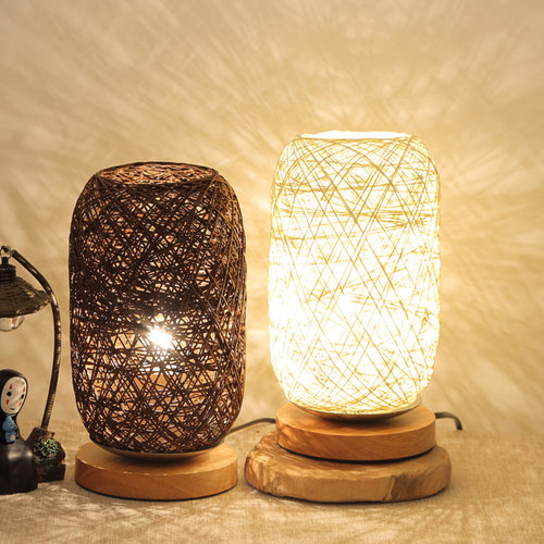 Twine Rattan Lamp Allumery