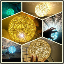 Load image into Gallery viewer, Twine Rattan Lamp