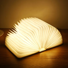 Load image into Gallery viewer, Wooden Book Lamp Allumery