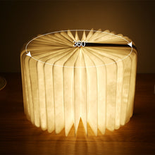 Load image into Gallery viewer, Wooden Book Lamp