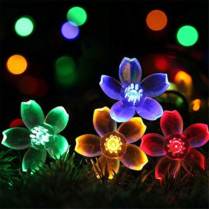 Multicolor flower light